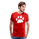 Cat Paw II | Men's Premium T-Shirt - red