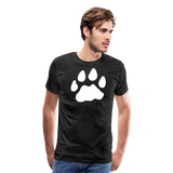 Cat Paw II | Men's Premium T-Shirt - charcoal gray