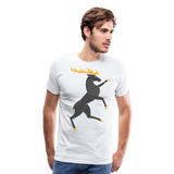 Deer Crest | Men's Premium T-Shirt - white