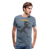 Deer Crest | Men's Premium T-Shirt - steel blue
