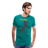 Deer Crest | Men's Premium T-Shirt - teal