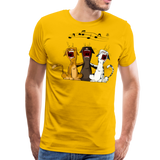 Singing Cats | Men's Premium T-Shirt - sun yellow