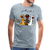 Singing Cats | Men's Premium T-Shirt - heather ice blue