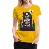 Halloween Invitation | Women’s Premium T-Shirt - sun yellow