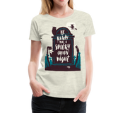 Halloween Invitation | Women’s Premium T-Shirt - heather oatmeal