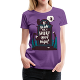 Halloween Invitation | Women’s Premium T-Shirt - purple