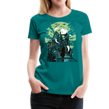 Haunted House | Women’s Premium T-Shirt - teal