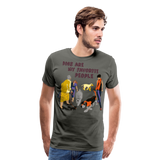 Dogs Are My Favorite People III | Men's Premium T-Shirt - asphalt gray