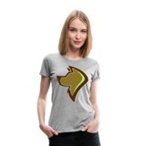 Dog Logo I | Women’s Premium T-Shirt - heather gray