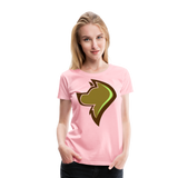 Dog Logo I | Women’s Premium T-Shirt - pink
