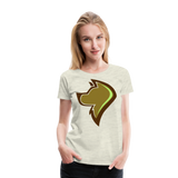 Dog Logo I | Women’s Premium T-Shirt - heather oatmeal