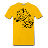 Leopard | Men's Premium T-Shirt - sun yellow
