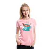 Hot Tea | Women’s Premium T-Shirt - pink