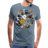 Everything Halloween | Men's Premium T-Shirt - steel blue