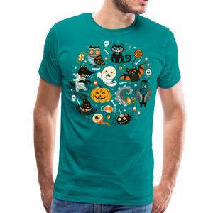 Everything Halloween | Men's Premium T-Shirt - teal