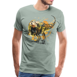 Tyrannosaur | Men's Premium T-Shirt - steel green