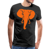 Elephant Head | Men's Premium T-Shirt - black