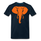 Elephant Head | Men's Premium T-Shirt - deep navy