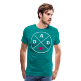 Dad IV | Men's Premium T-Shirt - teal