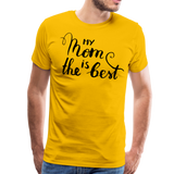 My Mom Is The Best II | Men's Premium T-Shirt - sun yellow