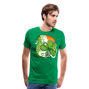 Irish Flag Shamrock | Men's Premium T-Shirt - kelly green