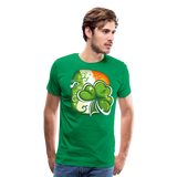 Irish Flag Shamrock | Men's Premium T-Shirt - kelly green