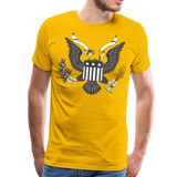 USA Eagle II | Men's T-Shirt - sun yellow