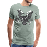 USA Eagle II | Men's T-Shirt - steel green