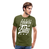 4Th. Of July VII | Men's Premium T-Shirt - olive green
