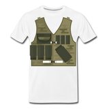 Army Vest | Men's Premium T-Shirt - white