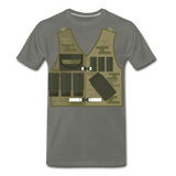 Army Vest | Men's Premium T-Shirt - asphalt gray