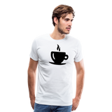 Cup Of Coffee I | Men's Premium T-Shirt - white