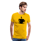 Cup Of Coffee I | Men's Premium T-Shirt - sun yellow