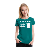 #1 Sister VI | Women’s Premium T-Shirt - teal