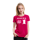 #1 Sister VI | Women’s Premium T-Shirt - dark pink