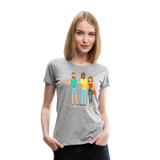 Friend Trio | Women’s Premium T-Shirt - heather gray