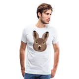 Rabbit | Men's Premium T-Shirt - white