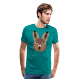 Rabbit | Men's Premium T-Shirt - teal