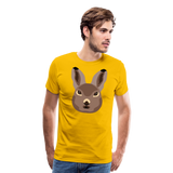 Rabbit | Men's Premium T-Shirt - sun yellow
