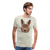 Rabbit | Men's Premium T-Shirt - heather oatmeal