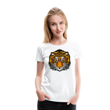 Tiger Head I | Women’s Premium T-Shirt - white