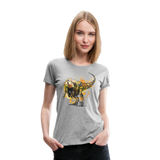 T-Rex | Women’s Premium T-Shirt - heather gray