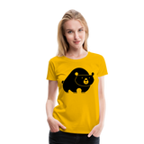 Black Bear | Women’s Premium T-Shirt - sun yellow